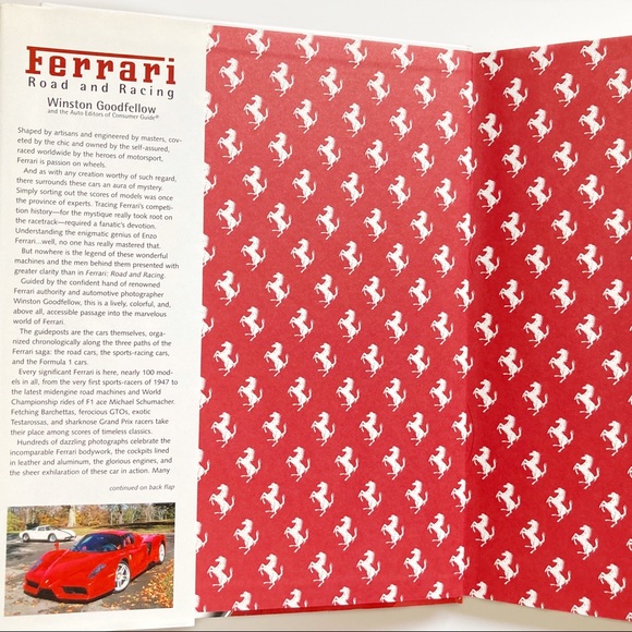 Ferrari Book Large Full Color 12.5” X 9.25” Coffee Table - Picture 3 of 6